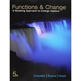 thumbnail image 1 of Pre-Owned Bundle: Functions and Change: A Modeling Approach to College Algebra, 5th + WebAssign Printed Access Card for Crauder/Evans/Noell's Functions and ... to College Paperback, 1 of 1