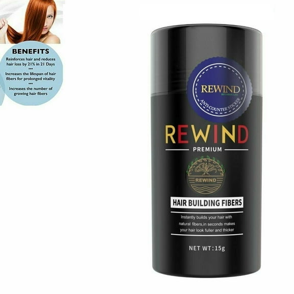 Hair Building Fibers 15g & Fiber hold Spray (Medium Blonde)