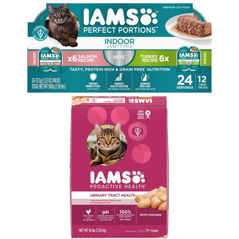 Bundle: IAMS PROACTIVE HEALTH Urinary Tract Health Dry Cat Food