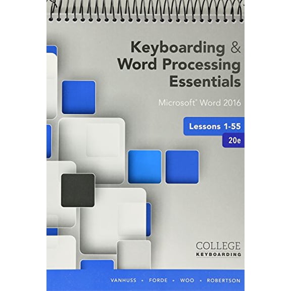 Pre-Owned Bundle: Keyboarding and Word Processing Essentials Lessons 1-55, 20th Edition + Keyboarding in Sam 365 & 2016 with Mindt, (Paperback)