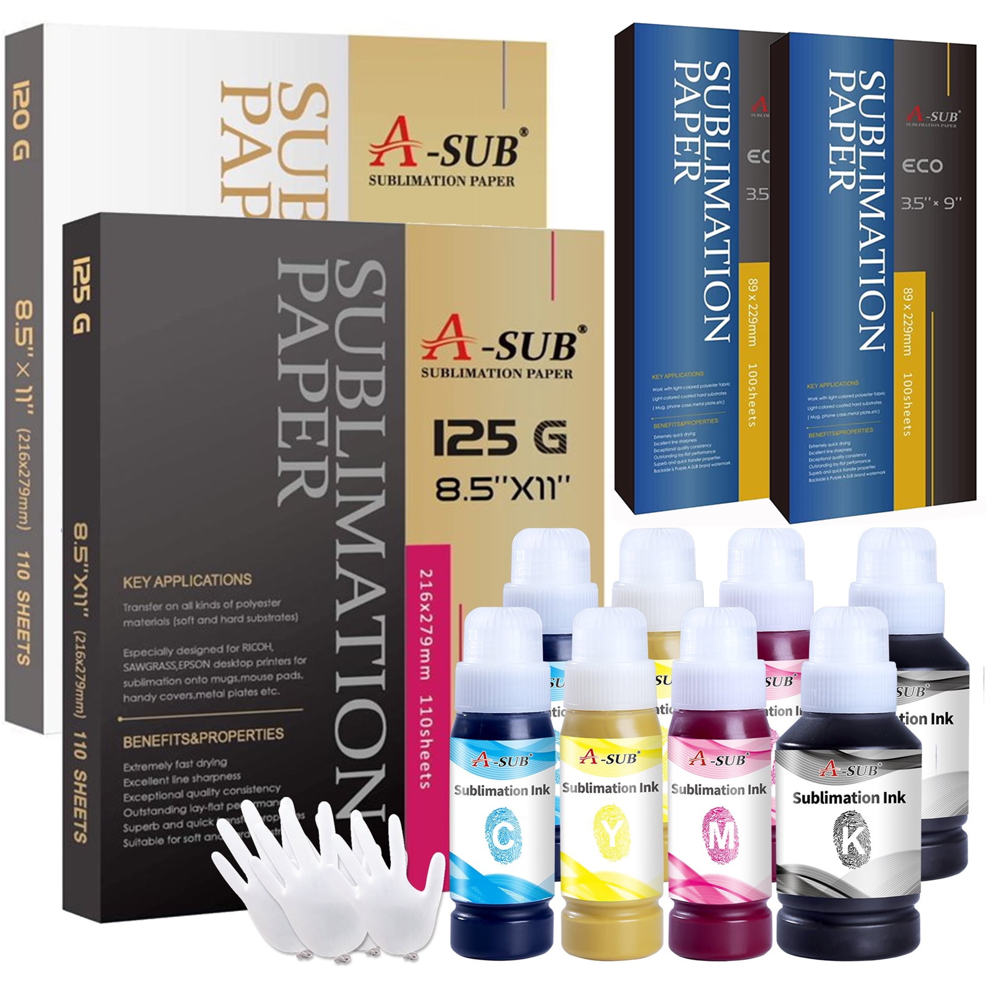 8.5x11 IN 105G 100 Fogli Di Carta Per Sublimazione Carta Per - Foto 8