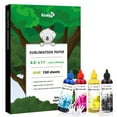 thumbnail image 1 of Bundle Koala Sublimation Paper 8.5X11 150 Sheets 100g+ 480ml Sublimation Ink for Epson Printers ET-2400 ET-2720 ET-2760 ET-2800 ET-2803 ET-4800 4760 2850 2750  WF7710 7720 etc, 1 of 19