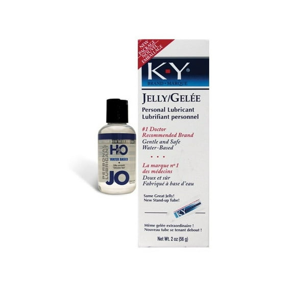 Bundle Package Of JO H2O 8 Oz. And a K-Y Jelly 2 Oz. Tube