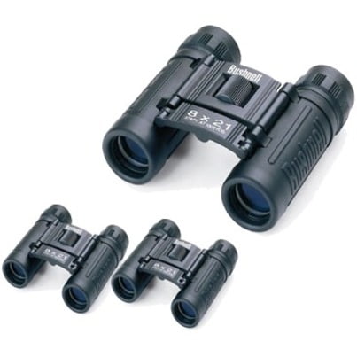 Bundle Powerview 8x21 Folding Roof Prism Binoculars, Set of 3