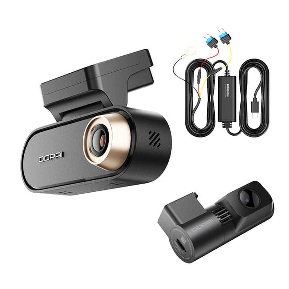 DDPAI N5 Pro 4K Front & 2K Rear Dash Cam, WiFi 6 GPS Dual Car Camera, Night Vision, Radar Parking Mode, ADAS, Supercapacitor, Supports 512GB microSD
