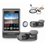Bundle VIOFO A229 Pro 3CH + HK4 Hardwire Kit with 8pcs Fuse Tap  4K HDR Dash Cam, Dual STARVIS 2 Sensors, 4K+2K+1080P Front Inside and Rear,