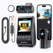 Bundle VIOFO A329S 3CH Dash Cam + HK6 Hardwire Kit, 4K Front, 2K Cabin 210  Fisheye, 2K Rear, STARVIS 2, 4TB SSD Support