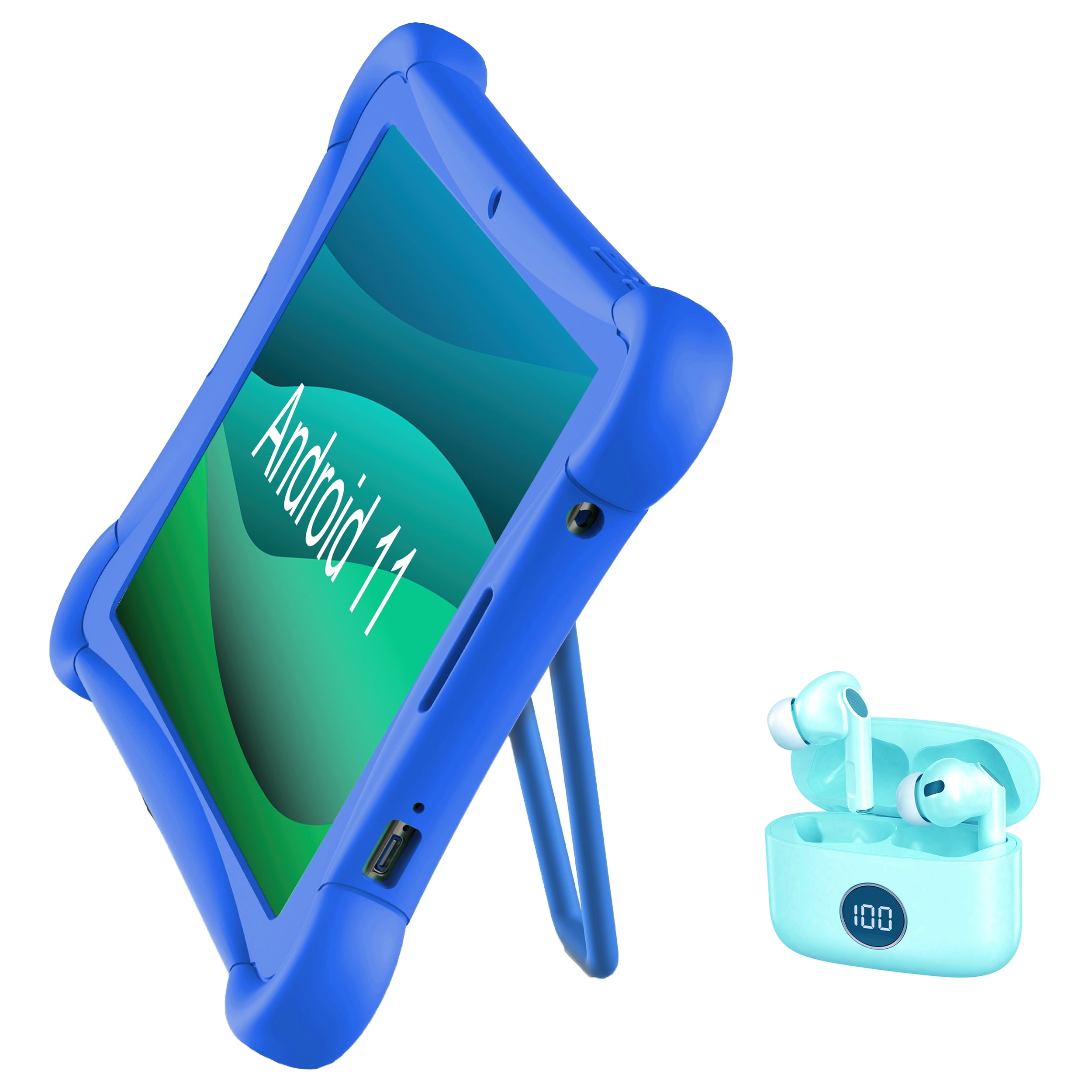 Bundle Visual Land Prestige 10” 32GB Tablet, Noise Cancellation Earbuds ...