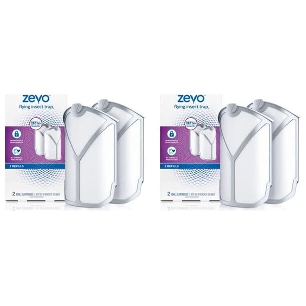 Bundle Zevo Flying Insect Trap Refill Kit NO Device Model 3 2 Pack