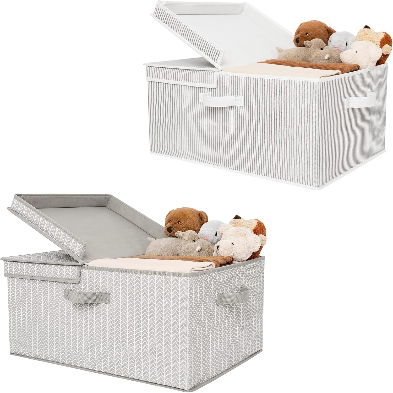 Bundle of 1Pack Storage Bins for Closet & 1Pack Extra Large Storage