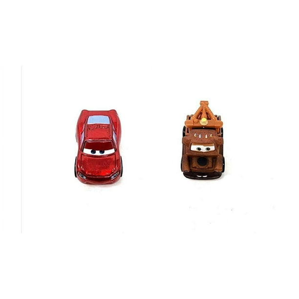 Bundle of 2 Disney and Pixar Cars 2 inch Minis Series 1 Collectible Toy Metal Cars Lightning McQueen Mater Walmart Business Supplies