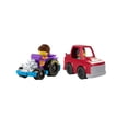 thumbnail image 1 of Bundle of 2 |Fisher-Price Little People Wheelies Race Car - (GMJ23 & GWD23), 1 of 11