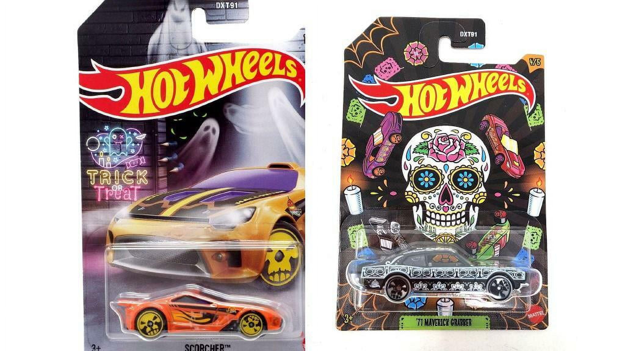 Bundle of 2 | Hot Wheels Halloween Theme 1:64 Die-Cast Cars | Scorcher ...