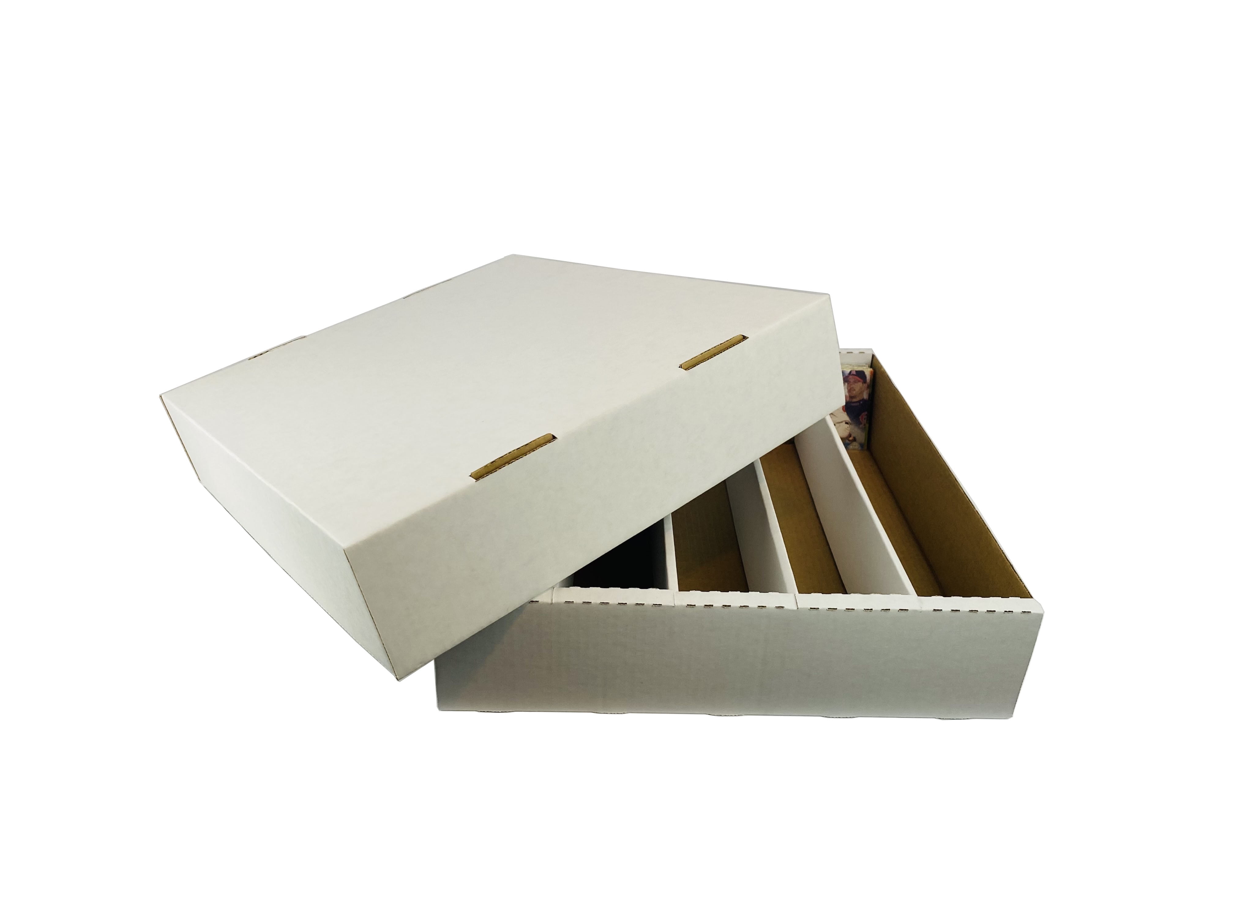 カードbox Max Protection Bundle of 25 - 5000ct 5-Row Cardboard Trading