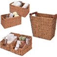 Bundle of 3 Sets Wicker Storage Baskets