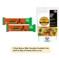 Bundle of Reese's Milk Chocolate King Size Peanut Butter Footballs