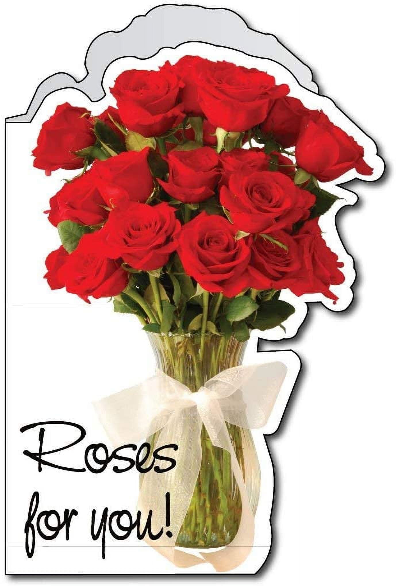 Bundle of Roses Mother's Day Card, 2 feet x 3 feet Card with Envelope 13771
