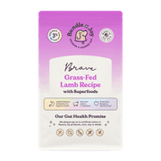 Bundle x Joy Brave Gut-Friendly Grass-Fed Lamb Flavor Dry Dog Food, 12 lb Bag