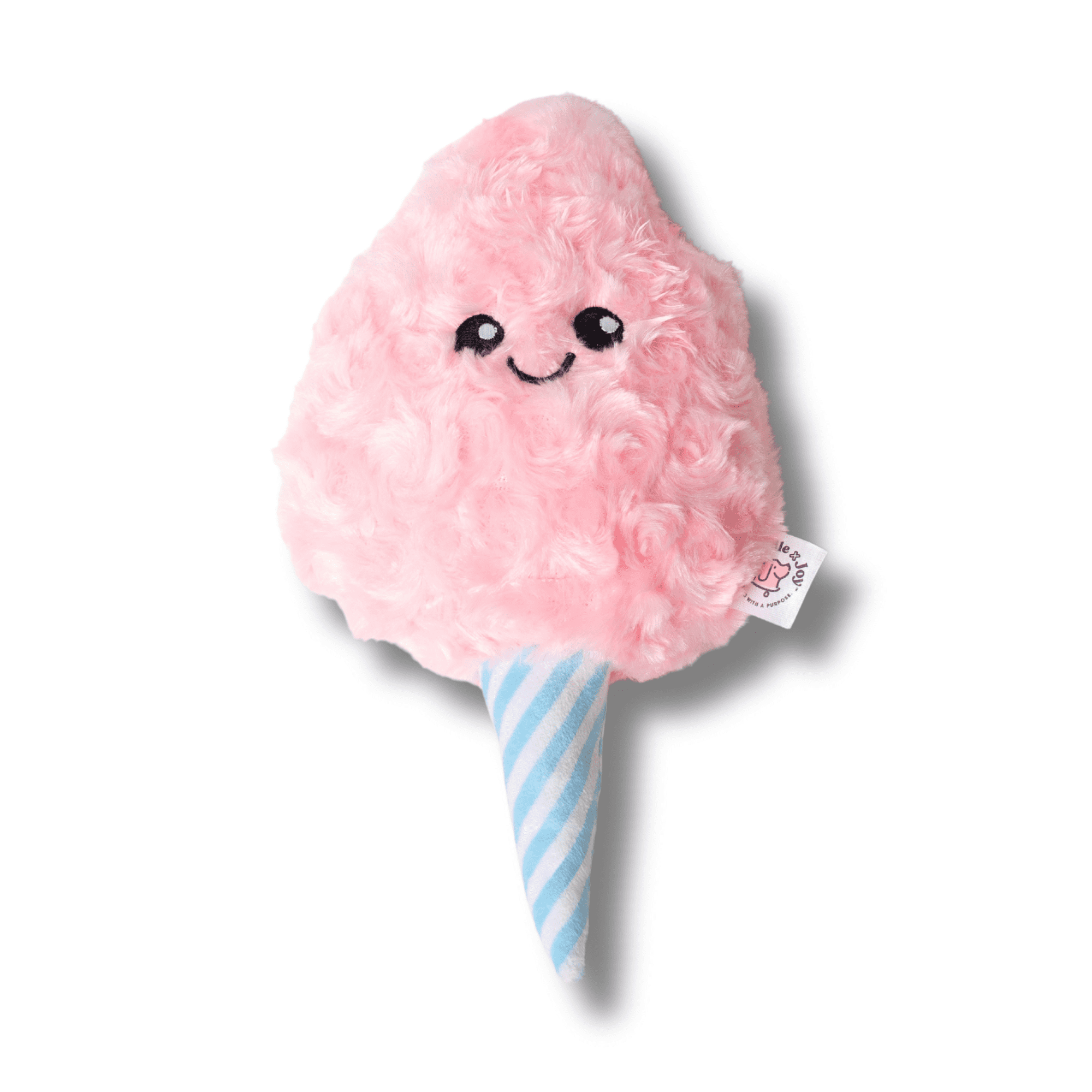 Bundle x Joy Cotton Candy Plush for Dogs with Squeaker, Crinkle & Softness for Added Joy
