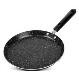 DELUXE 12 Inch Stainless Steel Skillet Frying Pan, Large Saute Pan with Lid  and Stay-Cool Handle, 5qt Deep Sauté Pans for Deep-Fry Braise Stew