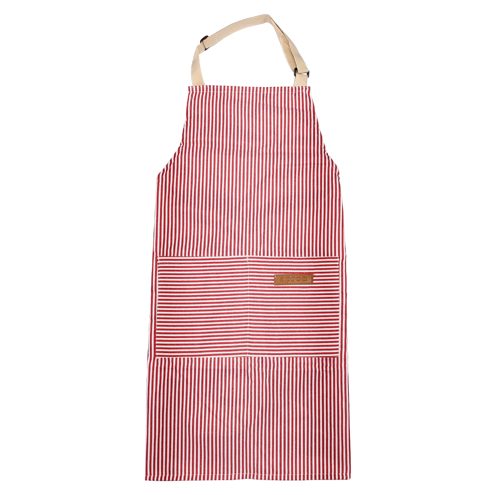 Elrene Farmhouse Living Buffalo Check Kitchen Apron with Pocket - Red/White