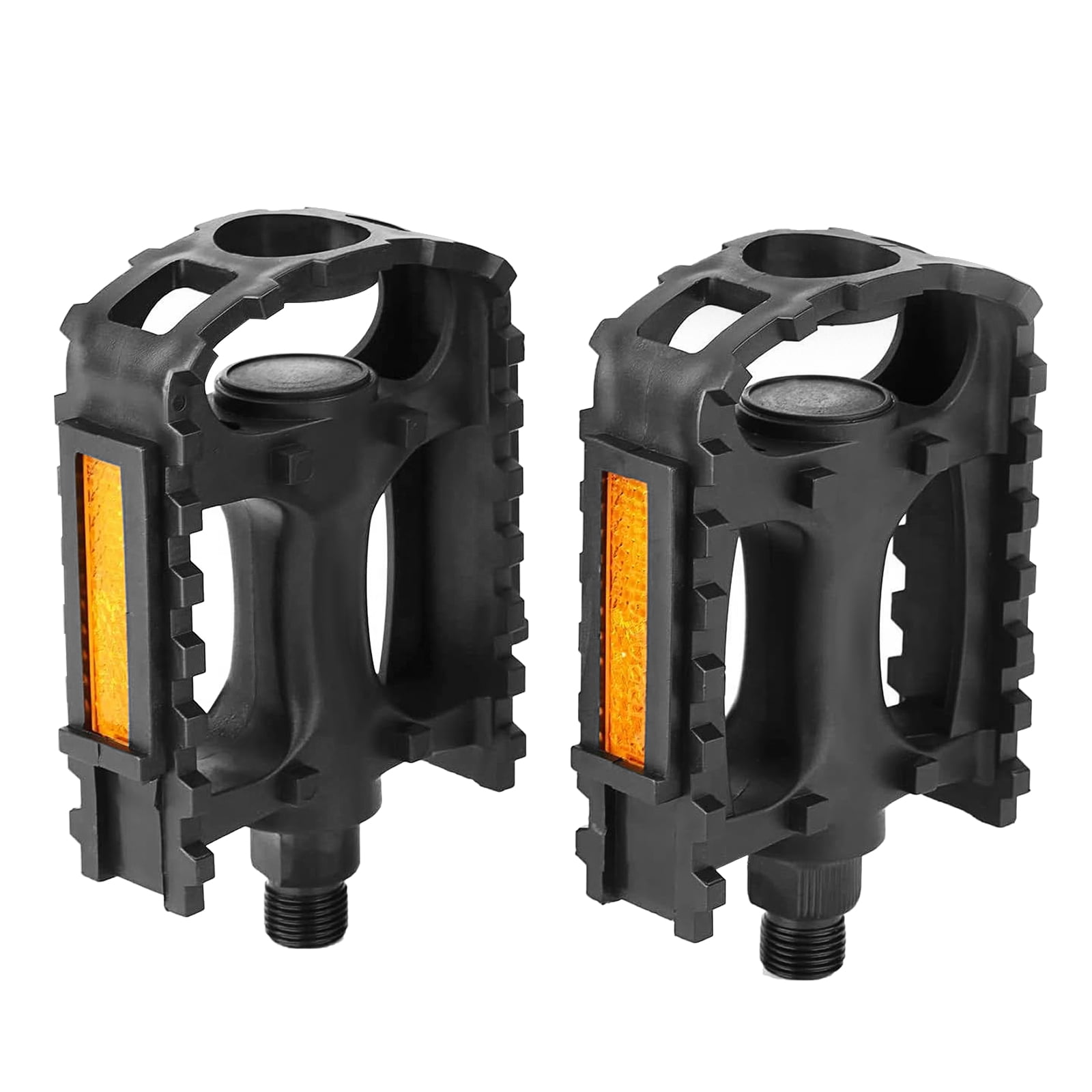flat pedals with reflectors