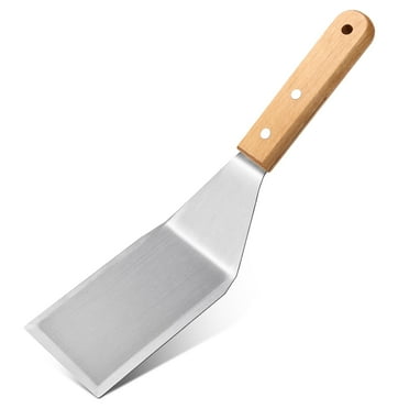 Bundlepro Metal Spatula for Cast Iron Skillet,Stainless Steel Turner Flipper for Smash Grill