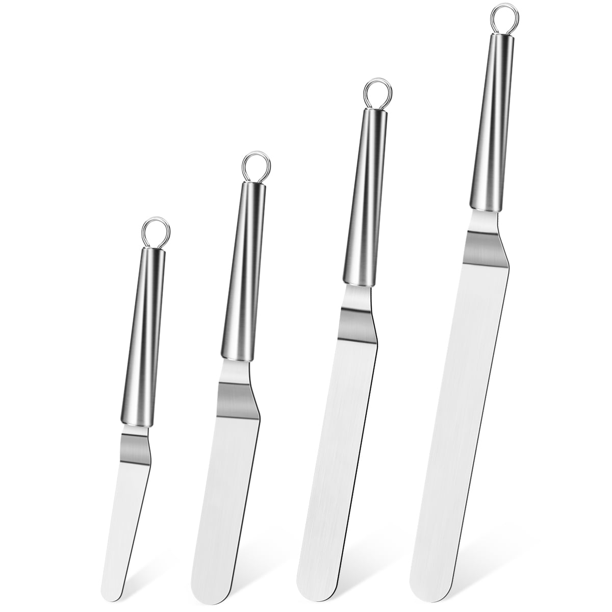 Ustensiles Patisserie 5pcs/set Stainless Steel Spatula,Mixing Scraper Faca  De Paleta