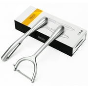 Bundlepro Y & I Shaped Stainless Steel Peelers Set,Assembled Length 7.3",Height 1.4",0.45 lb,Silver