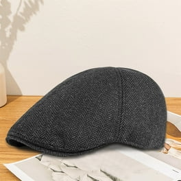 Visland Men's Outdoor Beret Hat, Vintage, Elastic, Soft