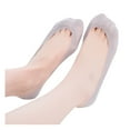 thumbnail image 1 of Bunenne No Show Socks Womens Flat Socks for Women Cut Liner Girls Socks Women Slip -thin Socks Low Socks Low Cut Socks Cute Black Socks Gray One Size, 1 of 2