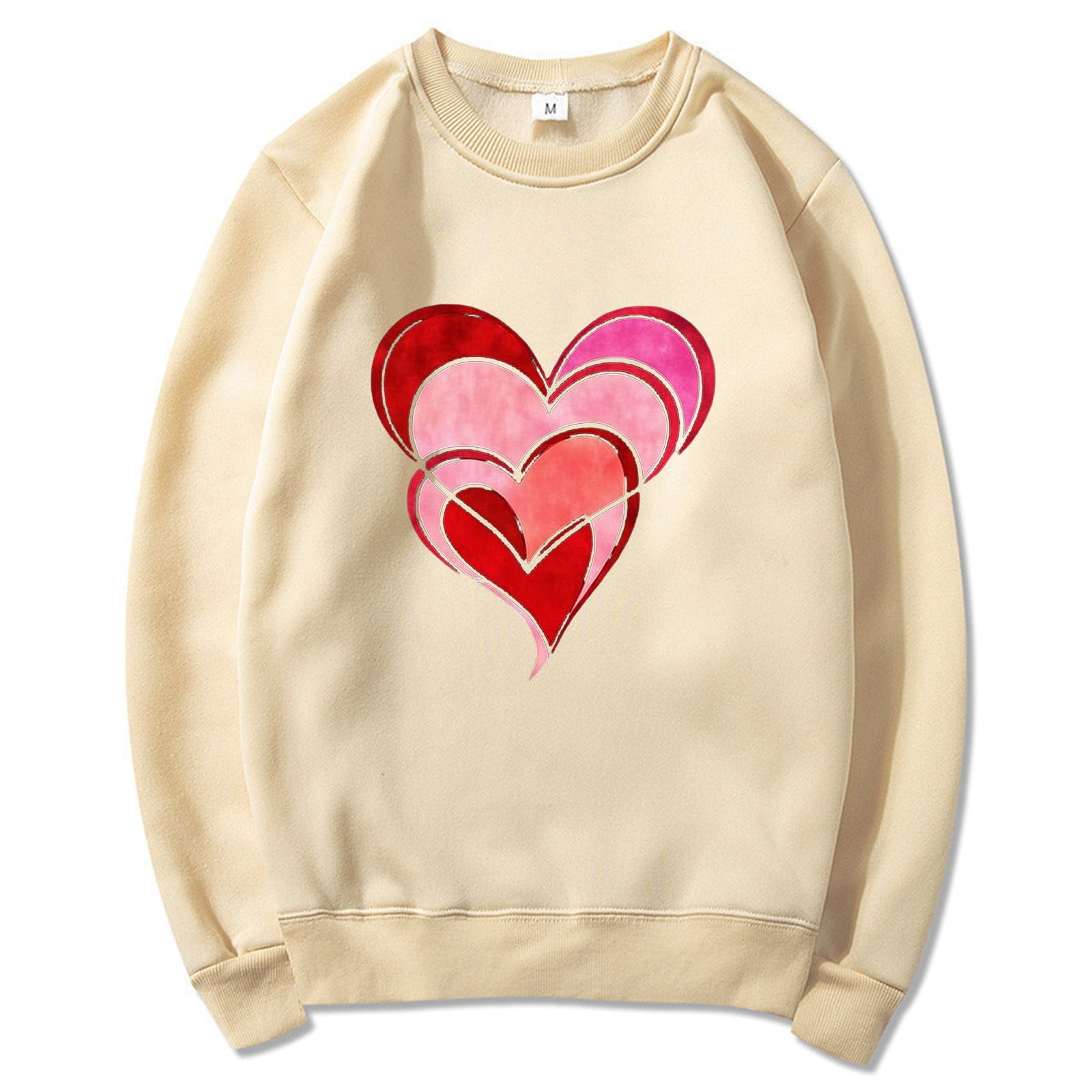 Bunenne Sweatshirt for Women Womens Pullover Sweaters Cute Love Heart