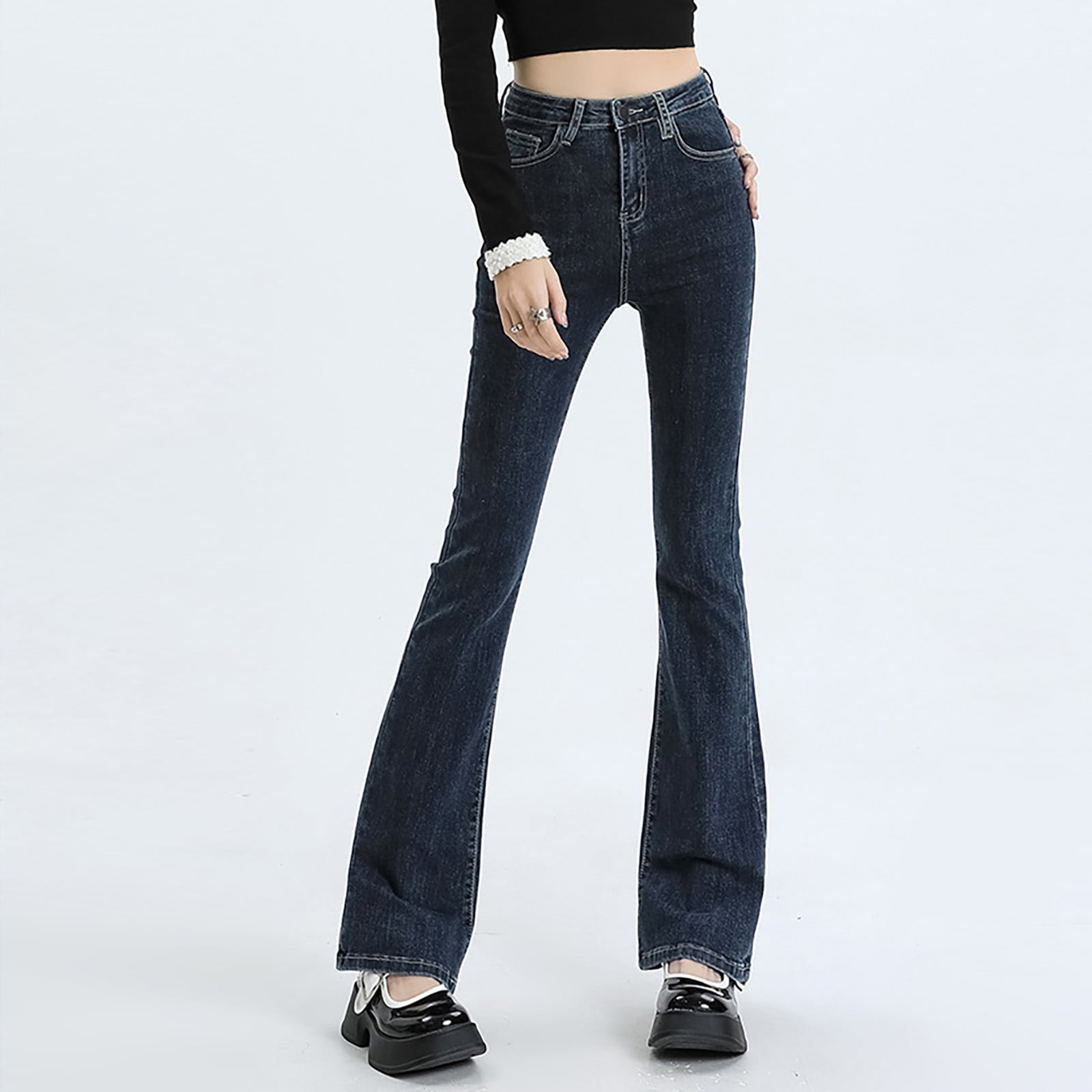 Bam Wide Fit Jeans Jeans 4 Female