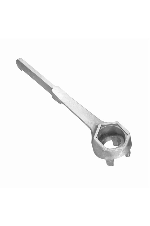 Bung Wrench, Drum Wrench Aluminum Opener Tool for 10 15 20 30 50 55 Gallon Barrels, Fits 2 and 3/4 inch Bung Caps