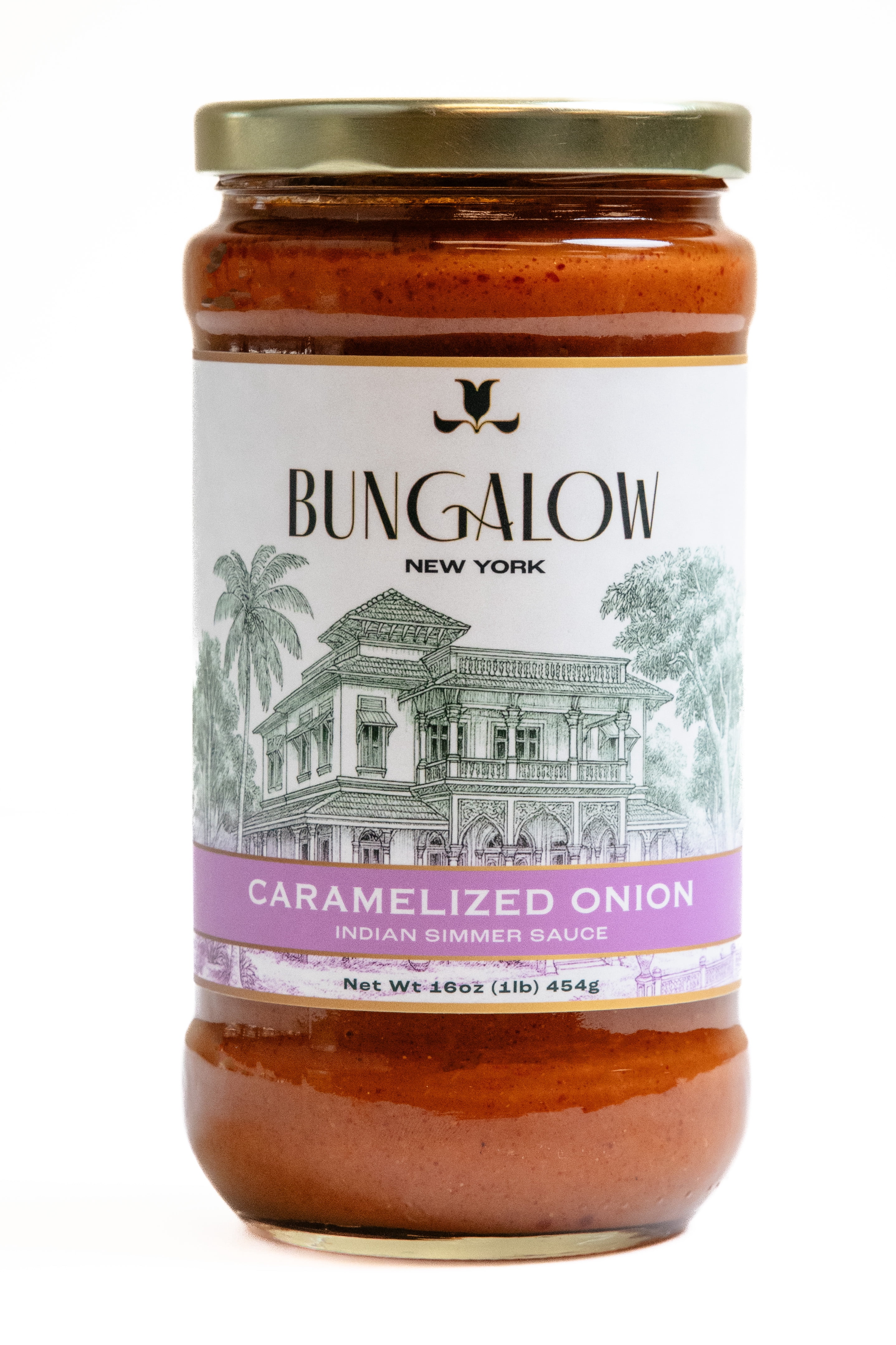 Bungalow Foods Caramelized Onion Indian Simmering Sauce, 16oz