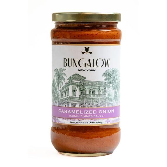 Bungalow Foods Caramelized Onion Indian Simmering Sauce, 16oz
