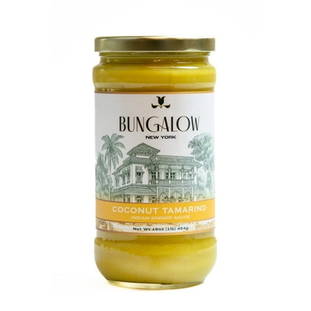 Bungalow Foods Coconut Tamarind Indian Simmering Sauce, 16 oz