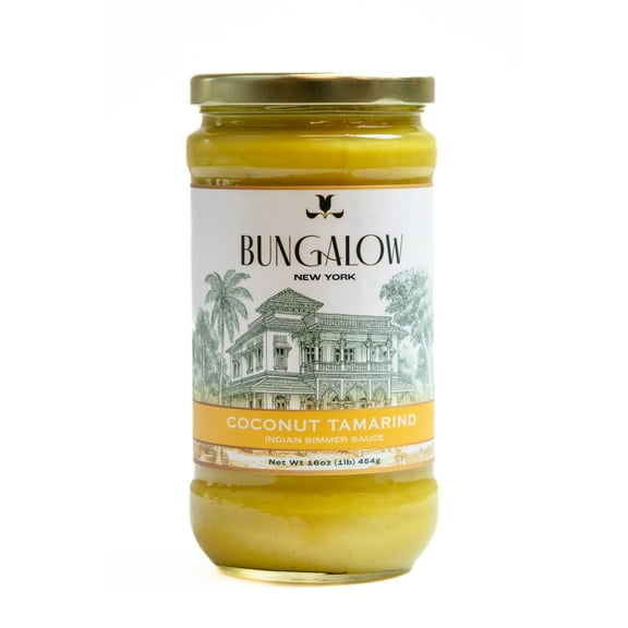Bungalow Foods Coconut Tamarind Indian Simmering Sauce, 16 oz
