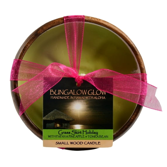 Bungalow Glow Hawaii Poi Bowl Tropical Scented Soy Candle (Choose)