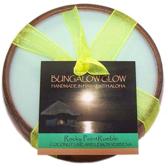 Bungalow Glow Hawaii Poi Bowl Tropical Scented Soy Candle (Choose)