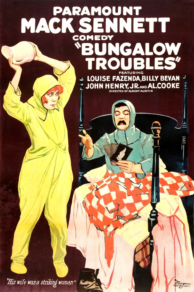 Bungalow Troubles Canvas Art -  (11 x 17)