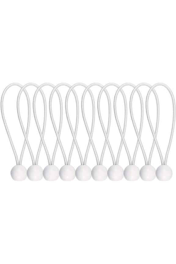 Bungee Balls Cords Bungees Tarpaulin String Cord Holders Elastic Tie Down Straps for Camping White,Bungee Bands