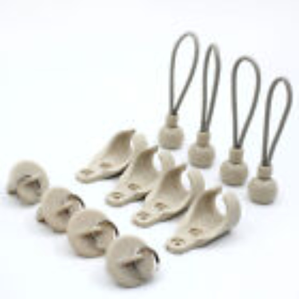 Bungee Cords Kit with Receivers for Exterior Outdoor Sun Shade Tie