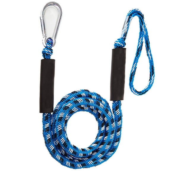 Bungee Dock Line Mooring Rope with Stainless Steel Clip for Boats, Kayak, Watercraft, Jet Ski, Pontoon, Canoe, Power Boat
