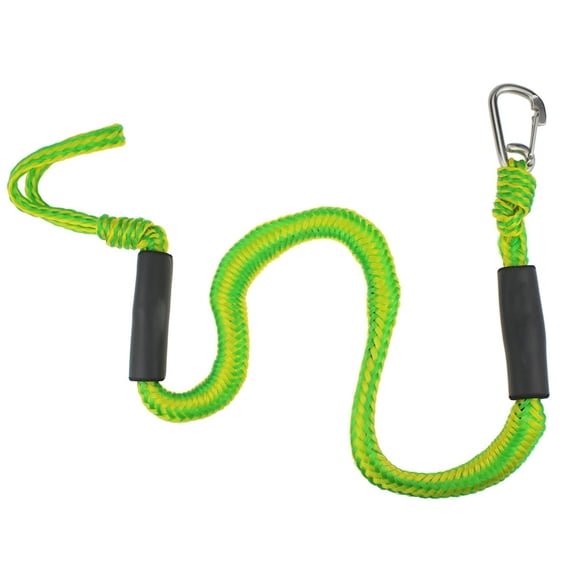 Bungee Dock Line With 316 Stainless Steel Clip For Docking Line Mooring Rope For Boats Jet Ski Pontoon Accessories ,Easy to Use