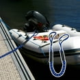 thumbnail image 1 of Bungee Dock Lines for Boats 4 FT Elastic Paracord Mooring Rope Boat Ropes for Docking with Loop Jetski Accessory Marine Rope Boat Rope Stretches To 5.5FT, 1 of 5