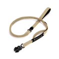 thumbnail image 1 of Bungee Dog Leash with Padded Handles, Reflective, Khaki, 1 of 6