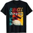 thumbnail image 1 of Bungee Jumping | Island Palm Trees | Extreme Sports T-Shirt, 1 of 4