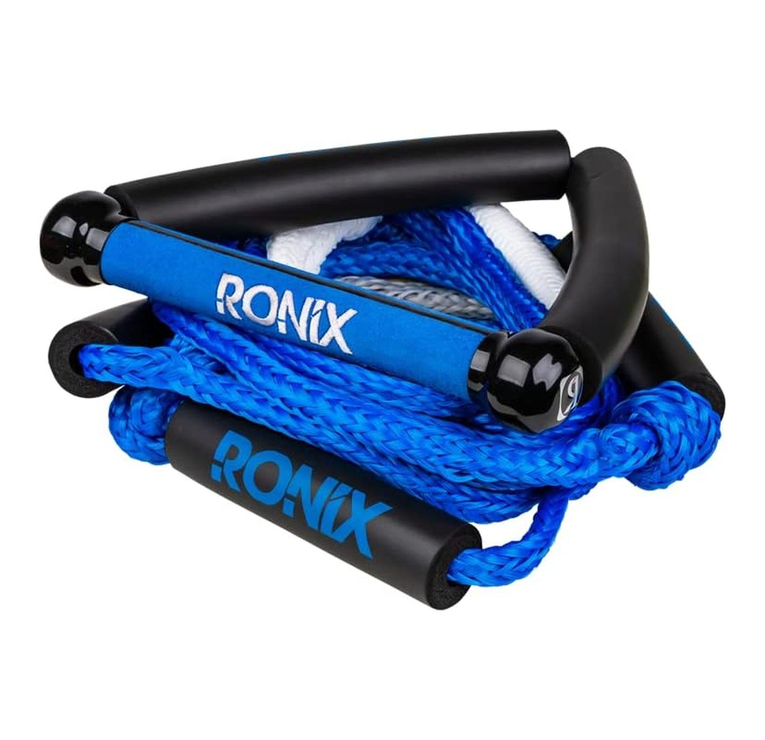 Bungee Surf Rope, 10 in. Handle Hide Grip w/ 25ft. 5-Sect. Rope, Blue ...