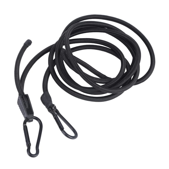 Bungee Tie Cord for Tool Bundling, Double Metal Hooks, Elastic Hold, Home Storage, Garage Organization Utility Tasks